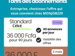 Offre Standard CÉKÉ